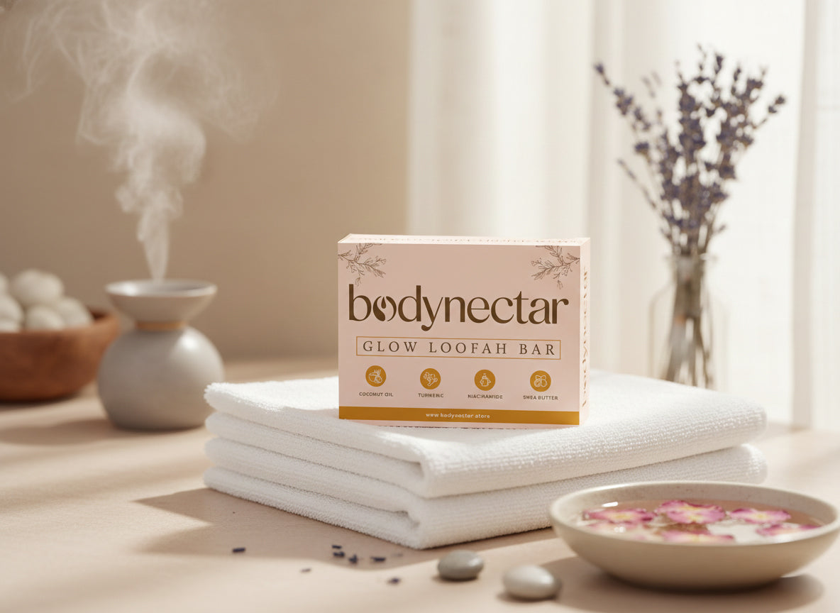 Glow Loofah Soap – Cleanse, Exfoliate & Glow Naturally