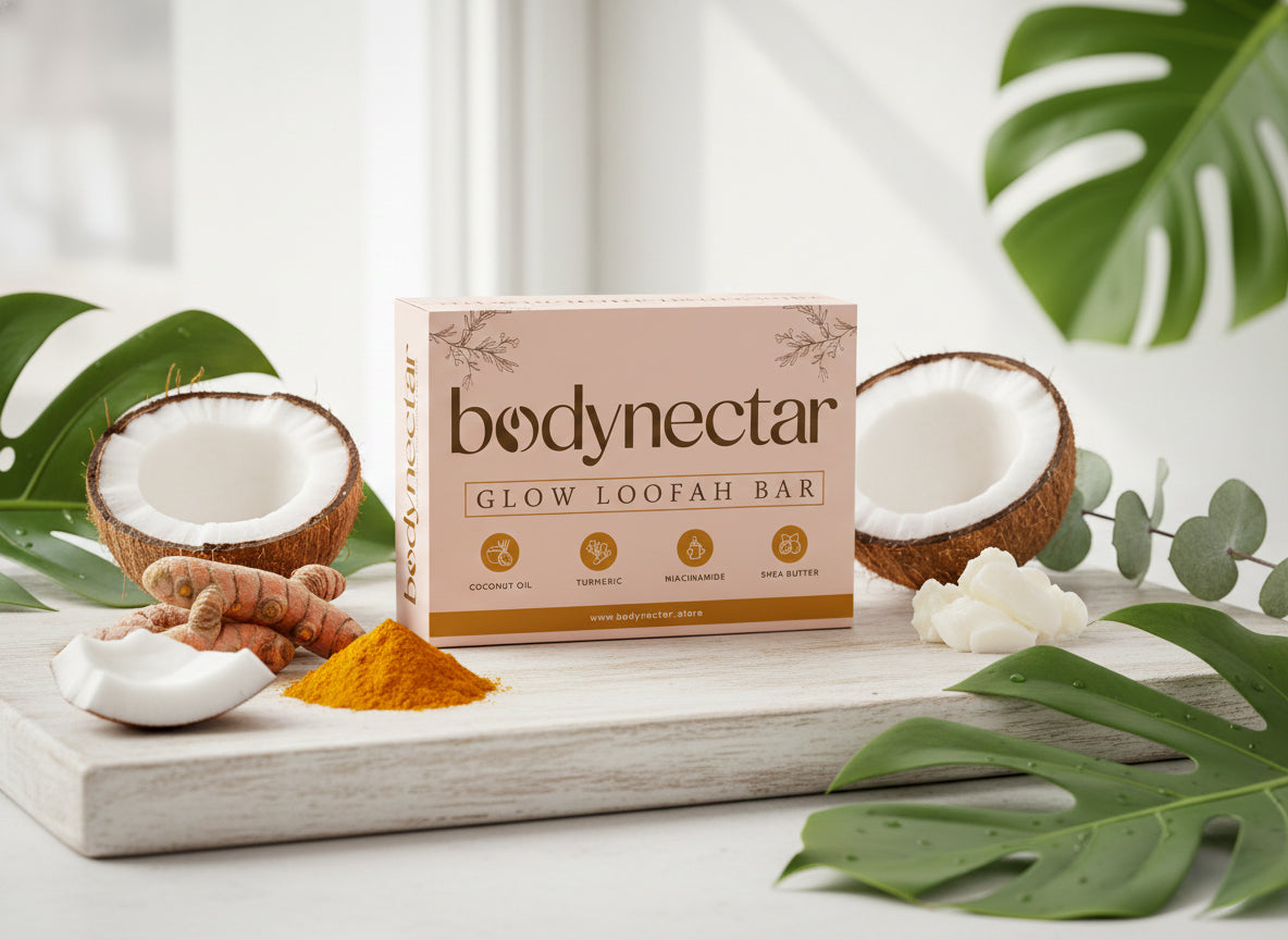 Glow Loofah Soap – Cleanse, Exfoliate & Glow Naturally